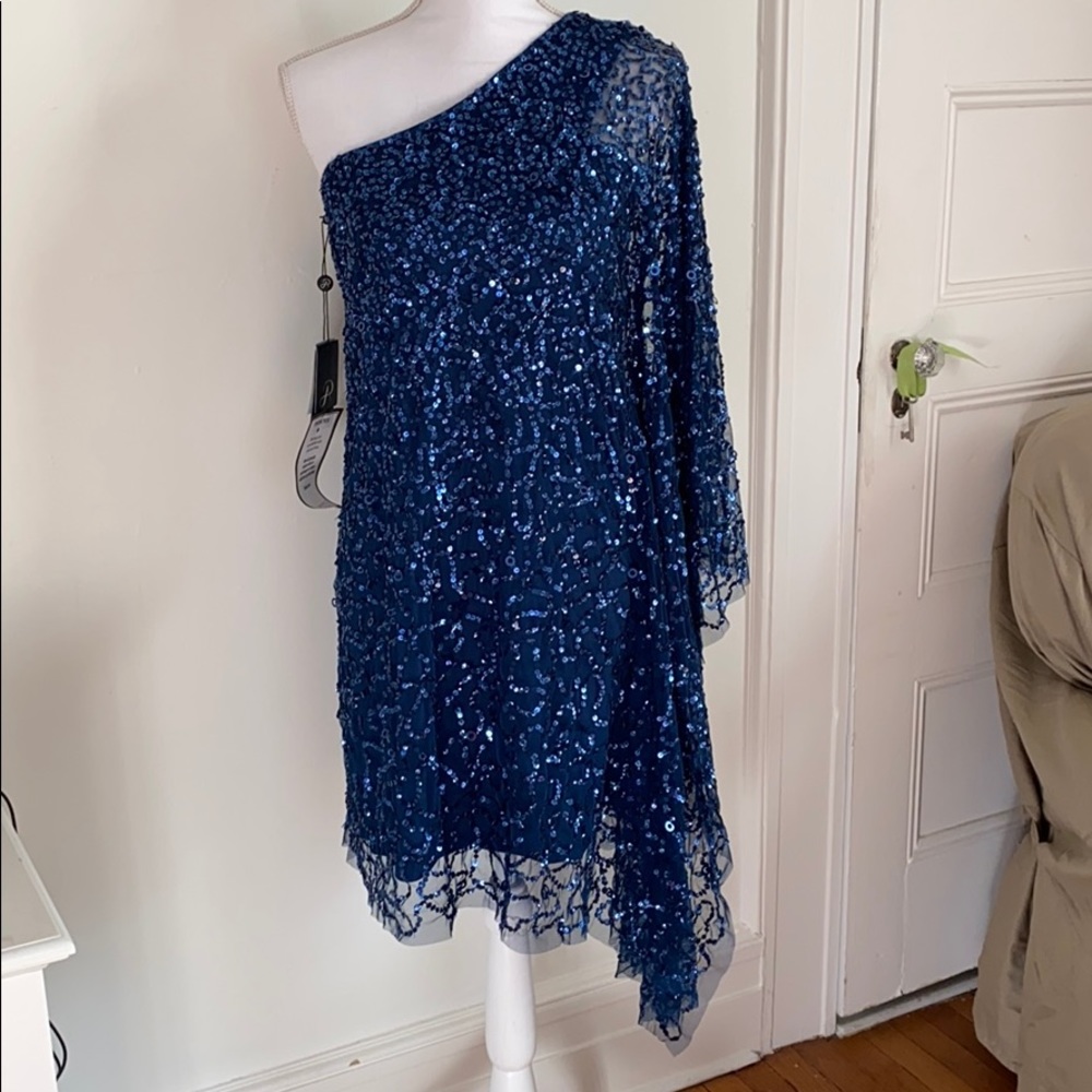 Beaded Short Kaftan Dress
